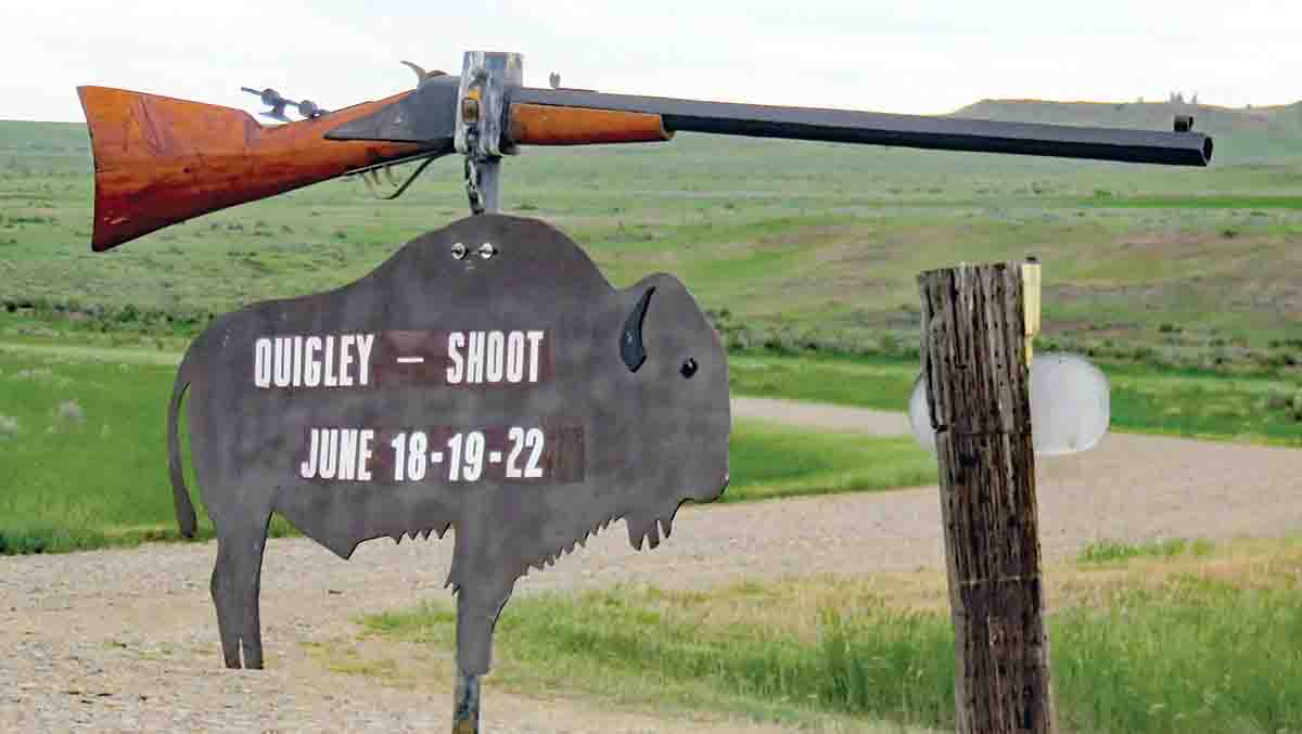 The welcoming sign at the entrance to “Quigleyville.”